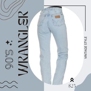 LONG Vintage High Rise Wrangler 13x36"